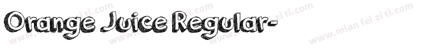 Orange Juice Regular字体转换